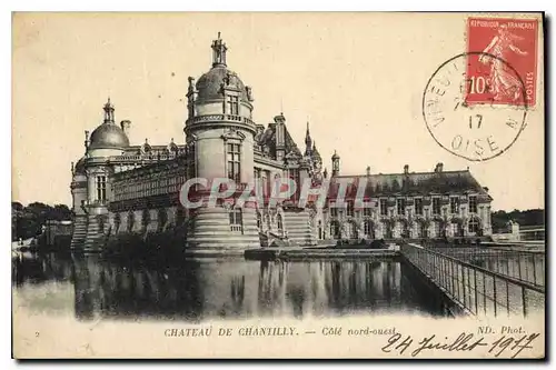 Ansichtskarte AK Chateau de Chantilly Cote nord Ouest