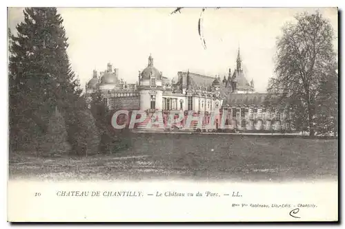 Ansichtskarte AK Chateau de Chantilly Le Chateau vu du Prac