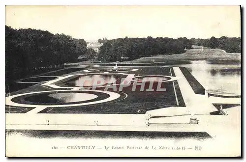 Ansichtskarte AK Chantilly Le Grand Parterre de le Notre