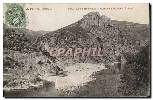 Ansichtskarte AK Lee bords de la Truyere au Pont de Treboul