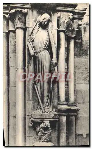 Cartes postales Judentum Judaisme Statue am Sud Portal