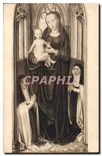 Cartes postales Memling La Chase de Sainte La Vierge et l'Enfant