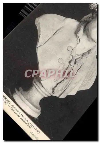Cartes postales Attribute Houdon  Buste d'inconnu