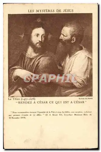 Cartes postales Rendez a Cesar ce Qui Est a Cesar