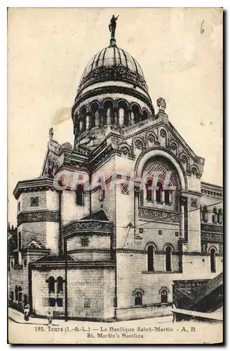 Cartes postales Tours La Basilique Saint Martin