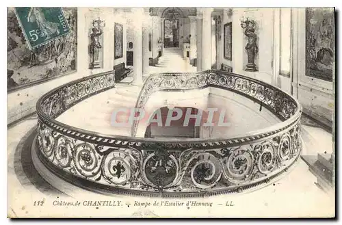 Ansichtskarte AK Chateau de Chantilly Rampe de l'Escalier d'Honneur