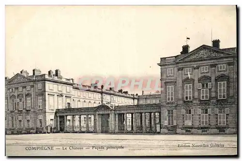 Ansichtskarte AK Compiegne Le Chateau Facade principale