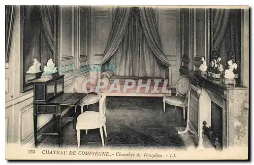 Cartes postales Chateau de Compiegne Chambre du Dauphin