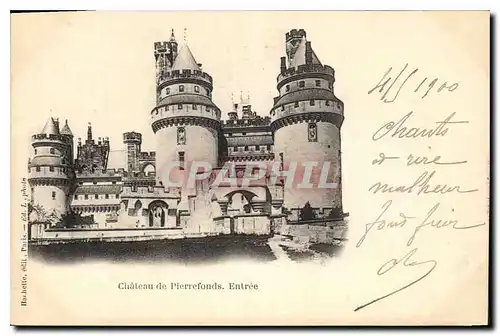 Cartes postales Chateau de Pierrefonds Entree