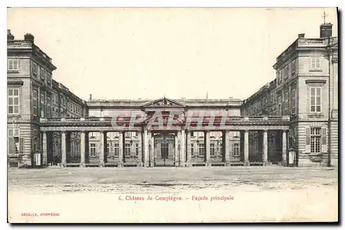 Cartes postales Chateau de Compiegne Facade principale