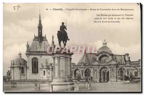 Ansichtskarte AK Chantilly Chapelle Saint Louis Statue du Connetable Anne de Montmorency