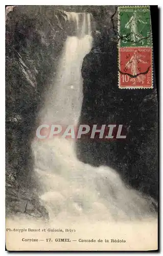 Cartes postales Gimel Cascade de la Redola
