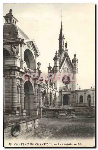 Cartes postales Chateau de Chantilly La Chapelle