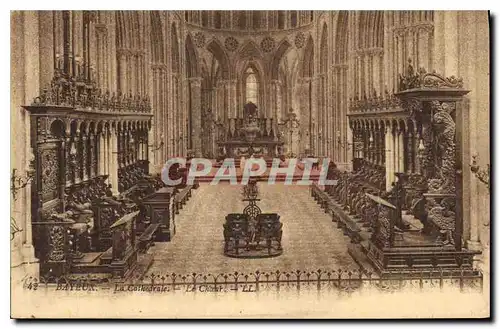 Cartes postales Bayeux La Cathedrale Le Choeur