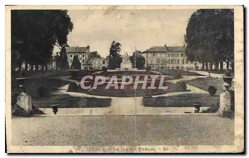 Cartes postales Lisieux Le Jardin Public