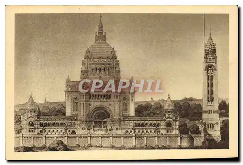 Cartes postales La Basilique de Liseux Vue Generale du Projet