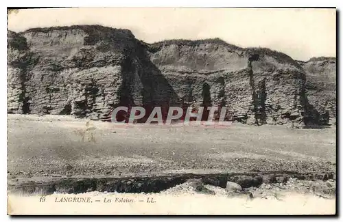 Cartes postales Langrune Les Falaises