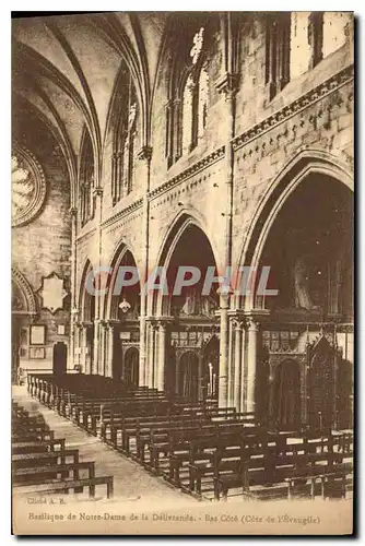 Cartes postales Basilique de Notre de la Delivrande Bas Cote