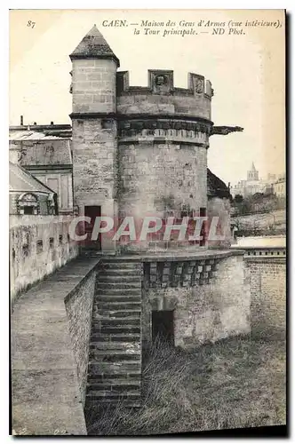 Cartes postales Caen Maison des Gens d'Armes vue interieure la Tour Principale