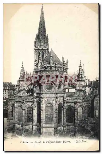 Cartes postales Caen Abside de l'Eglise Saint Pierre