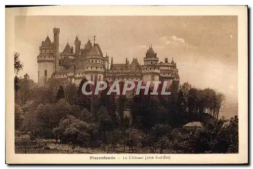 Cartes postales Pierrefonds Le Chateau Cote sud Est