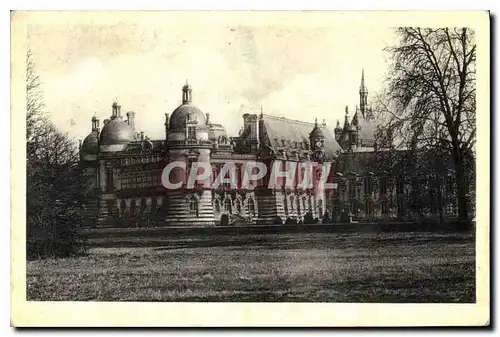 Cartes postales Chantilly Le Chateau Vue prise du Jardin anglais