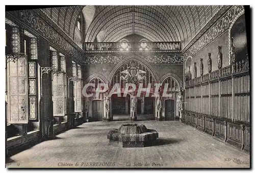 Ansichtskarte AK Chateau de Pierrefonds La Salle des Preaux