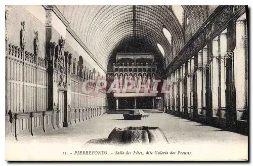 Cartes postales Pierrefonds Salle des Feres dite Galerie des Preuses