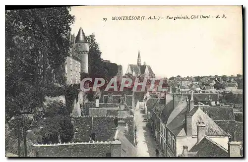 Cartes postales Montresor Vue generale Cote Ouest