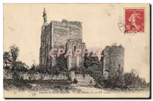 Cartes postales Chateau de Montbazon Les Ruines