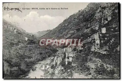 Cartes postales Correze brive Vallee de la Vezere au Saillant
