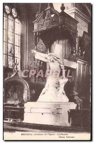 Cartes postales Breteuil Interieur de l'Eglise Le Pardon