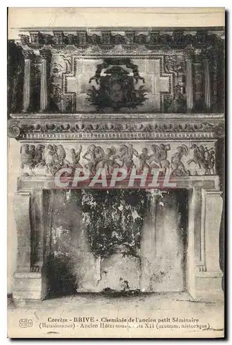 Cartes postales Correze Brive Cheminee de l'ancien petit Seminaire