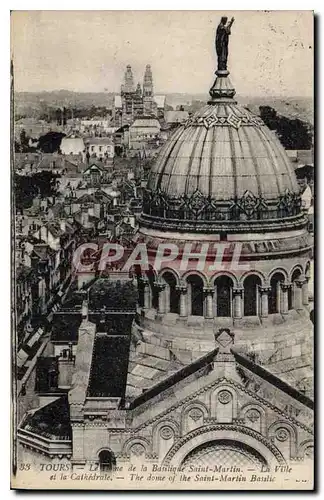 Ansichtskarte AK Tours Le Dome de la Basilique Saint Martin