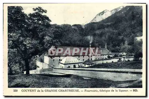 Cartes postales Couvent de la Grande Chartreuse Fourvoire fabrique de la Liqueur