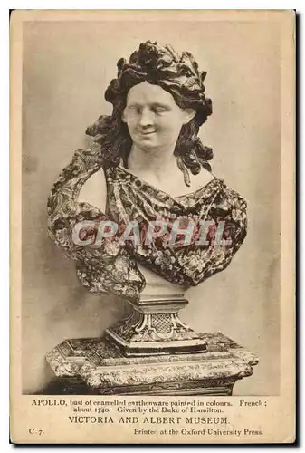 Cartes postales Victoria and Albert Museum Apollo