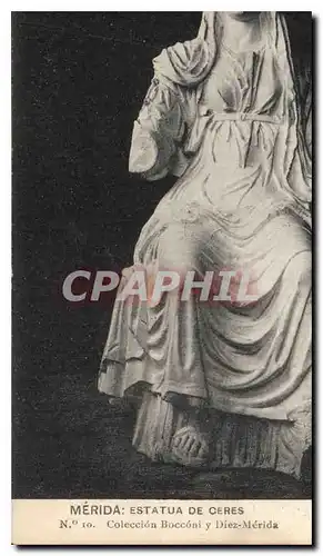 Cartes postales Merida Estatua de Ceres
