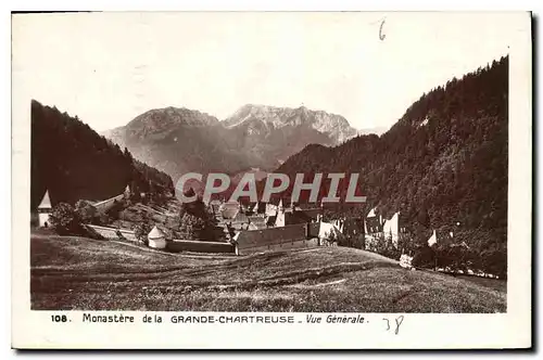 Cartes postales Monastere de la Grande Chartreuse Vue Generale