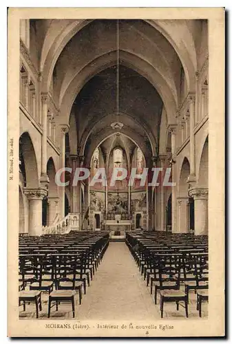 Cartes postales Moirans Interieur de la nouvelle Eglise