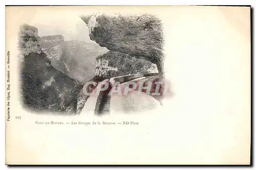 Cartes postales Pont en Royans Les Gorges de la Bourne