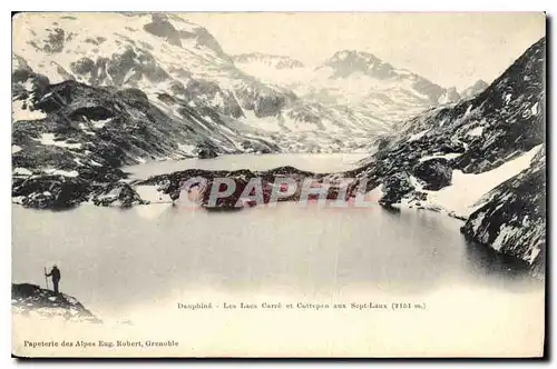 Cartes postales Dauphine Les Lacs Garre et Cottepen aux Sept Laux