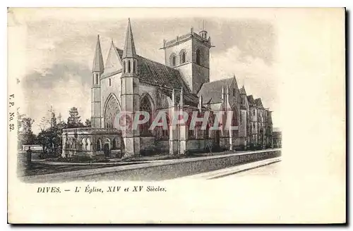 Cartes postales Dives L'Eglise