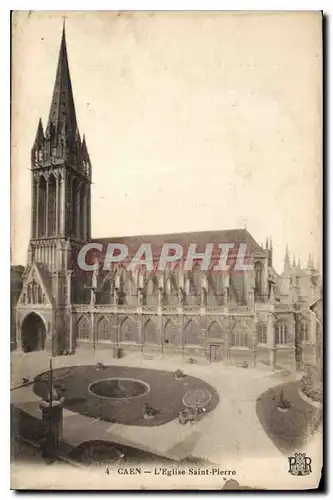 Cartes postales Caen L'Eglise Saint Pierre