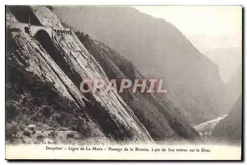 Ansichtskarte AK Dauphine Ligne de la Mure Passage de la Rivoire