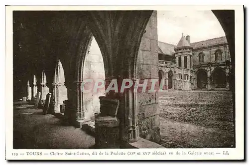 Ansichtskarte AK Tours Cloitre Gatien dit de la Psalette vu de la Galerie ouest