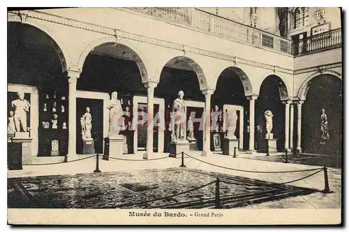 Cartes postales Musee du Bardo Grand Patio