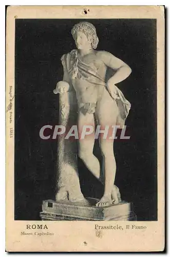 Cartes postales Roma Prassitele Fauno