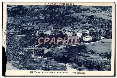 Cartes postales Vallee de la Bourne Choranche Vue generale