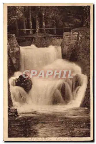 Ansichtskarte AK En Morvan Cascade de Lac des Settons