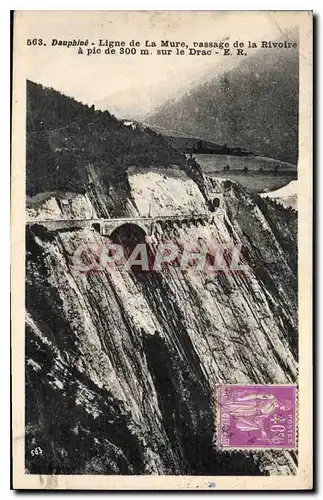 Cartes postales Dauphine Ligne de la Mure passage de la Rivoire